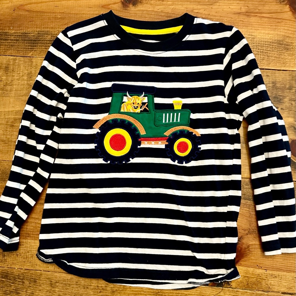 Boys Appliqué Tractor Shirt - Size 5